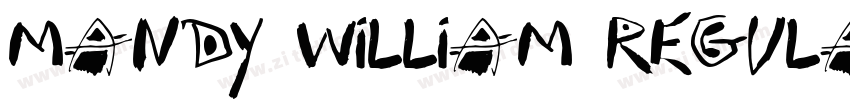 Mandy William Regula字体转换